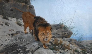 Animal Painting - león 3